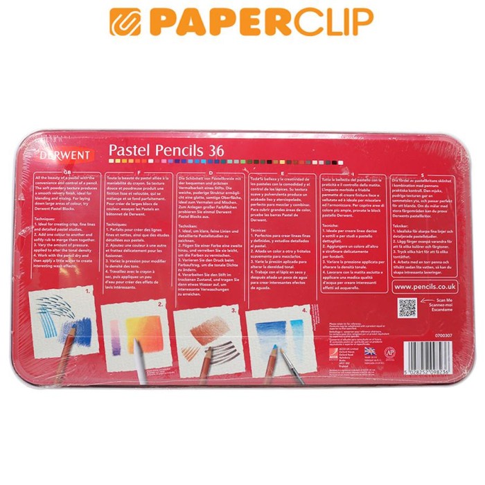

PENSIL WARNA SET DERWENT 36 COLOR PASTELS 0700307DW