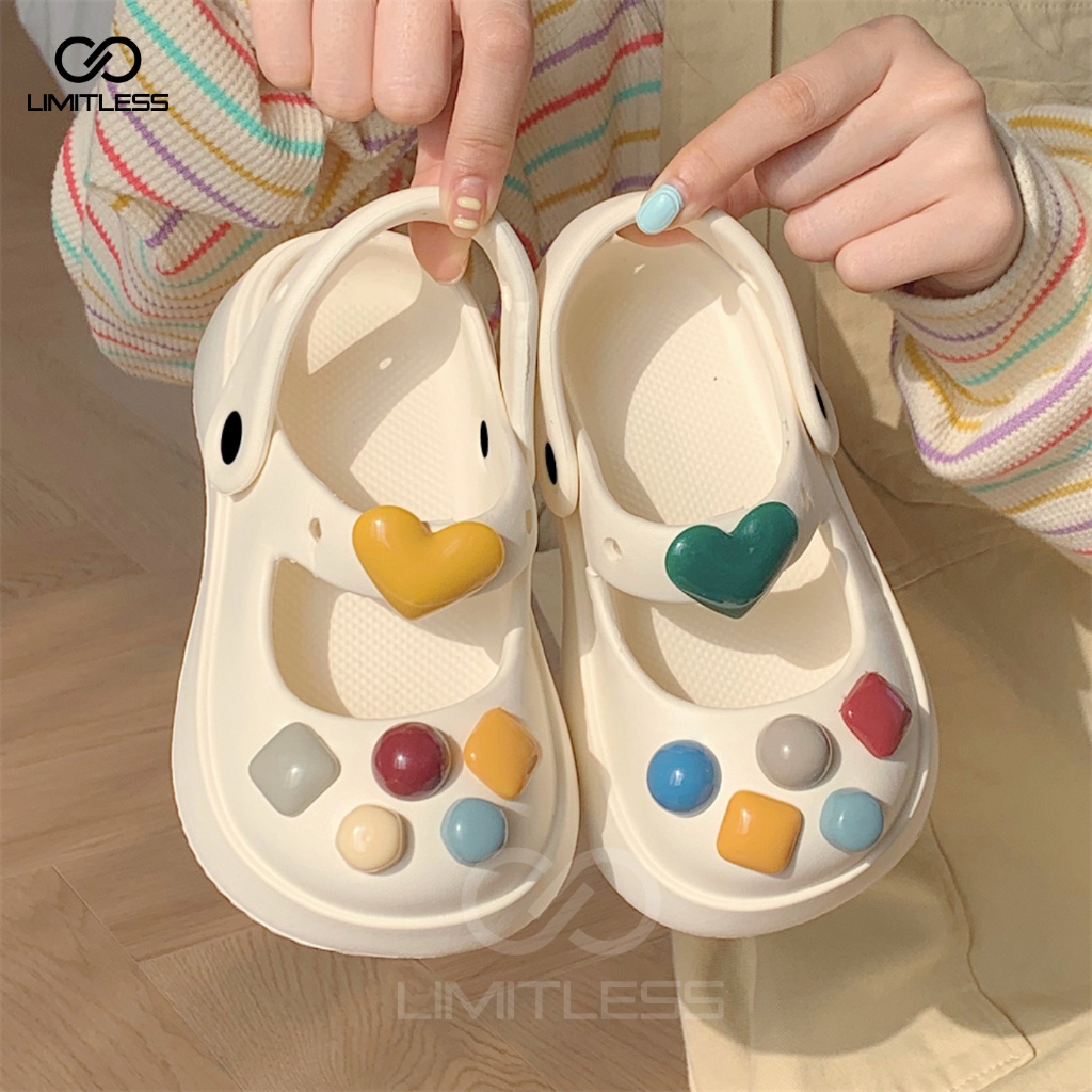ABITUSSHOP-LIMITLESS Sendal Slop Anak Cewek INARA Clay Sandal Gunung Anak Perempuan