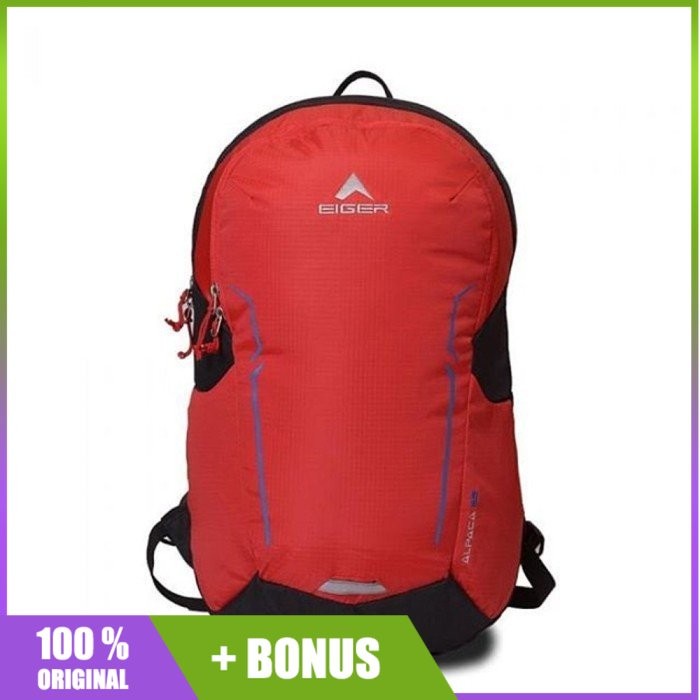 BEST SELLER Tas Eiger Alpaca Daypack 25L Bag Merah Red 91000 4081 Ori
