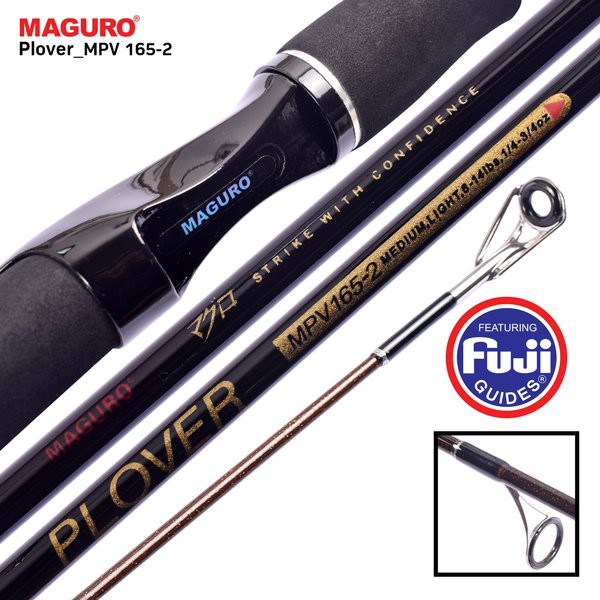 Joran Spinning MAGURO PLOVER 120 135 150 165 180 CM Harian Ikan Mas Joran Empang Ring Full Fuji