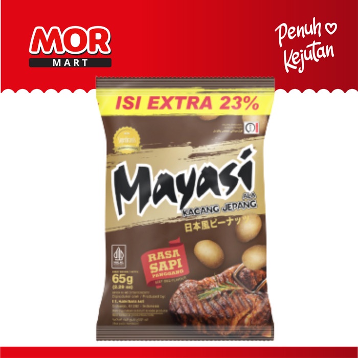 

MAYASI Kacang Oven Rasa Sapi Panggang 65g