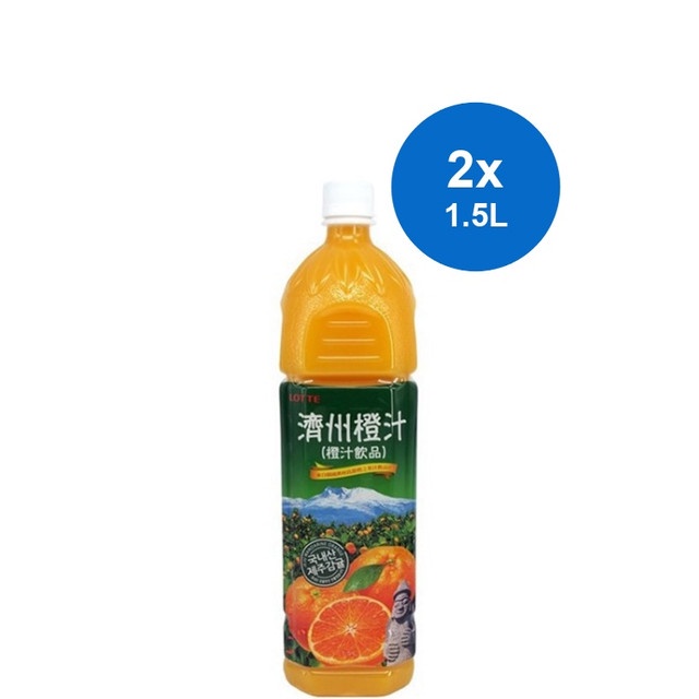 Lotte Jeju Orange Juice 2 x 1.5 L