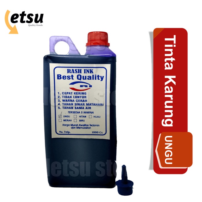 

New- Tinta Karung Rash Ink / INK Karung - Ungu