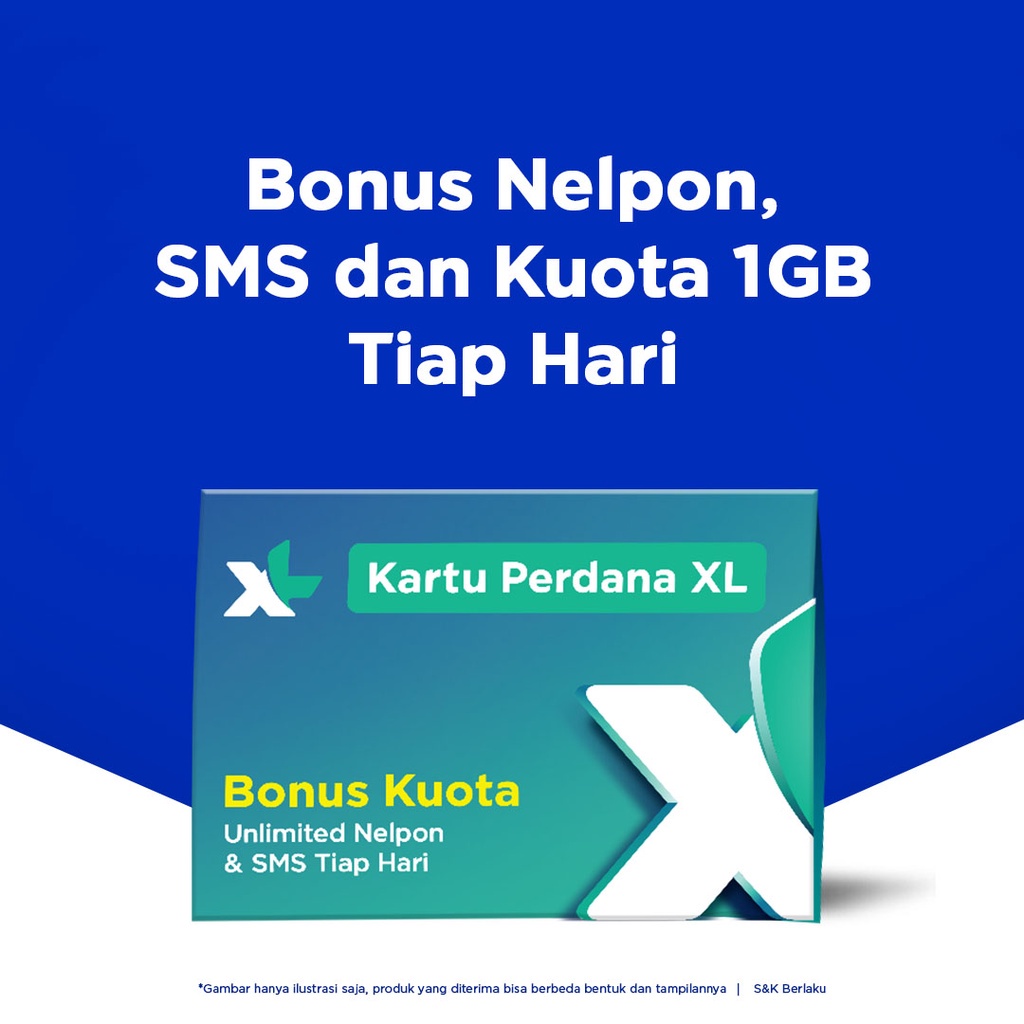 Kartu Perdana XL Tanpa Kuota - Produk Kartu Populer