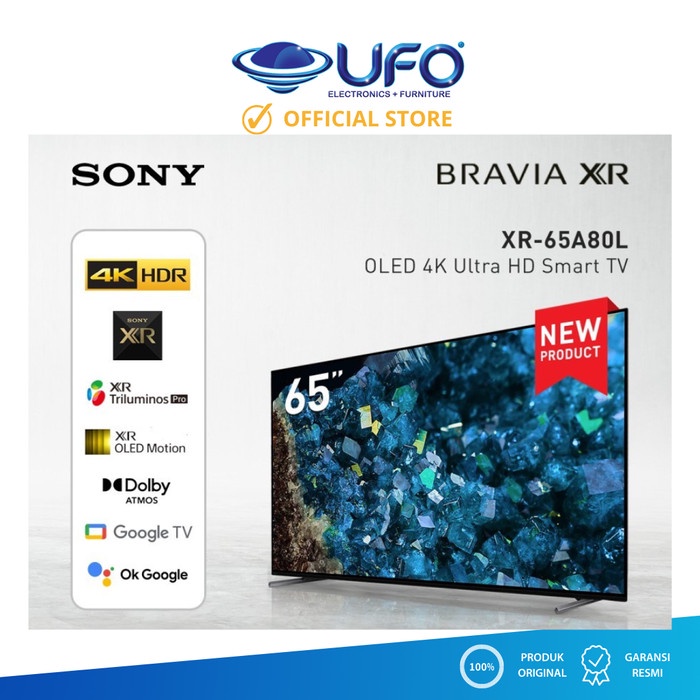 SONY 65 Inch Smart Google TV OLED 4K HDR XR65A80L