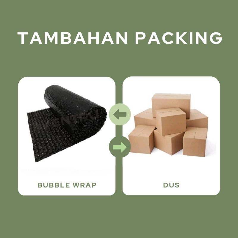 

Tambahan Packing Bubble Wrap dan Dus