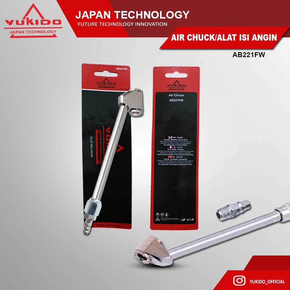 TEKIRO Air Tire Chuck - Alat Pengisi Isi Angin Ban kompresor air chuck Air Tire Chuck - Alat Pengisi