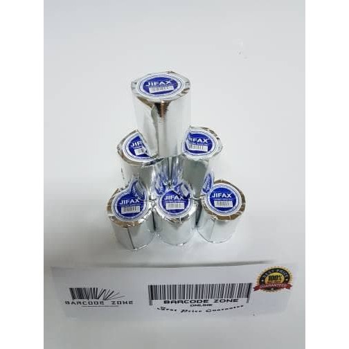 

KERTAS STRUK THERMAL JIFAX Uk. 58mm x 48mm UNTUK CASH REGISTER, PRINTER THERMAL 58MM