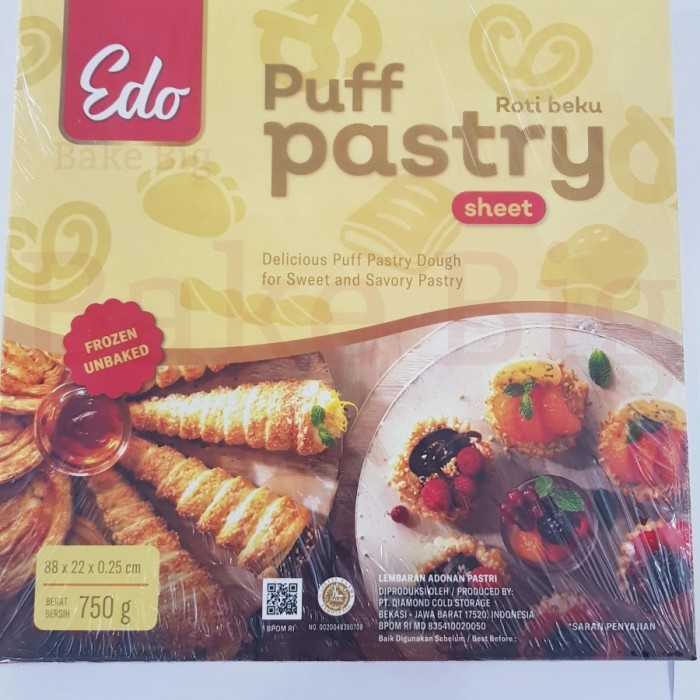 

Termurah [ Best Seller ] Edo Puff Pastry 750 gr