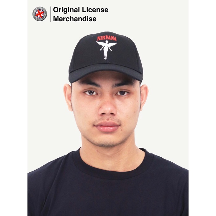 Topi Baseball Cap Hat Bordir Import Pria Wanita Dewasa NIRVANA Angelic