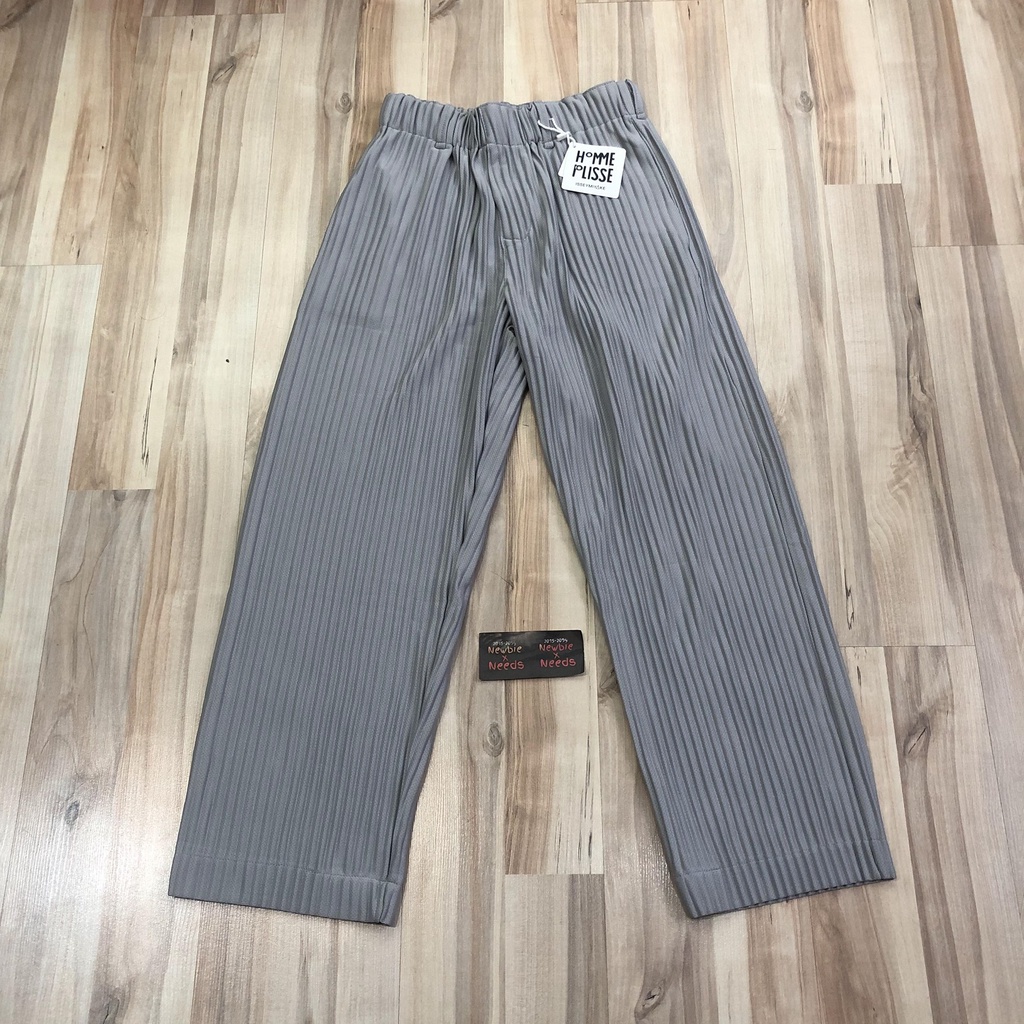 Issey Miyake Pleated Pants JF210 Gray/Celana Issey Miyake Abu