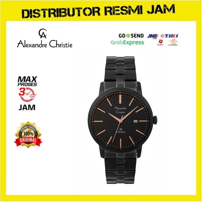 Jam Tangan Pria Alexandre Christie AC1007MD AC 1007 MD Black List RG