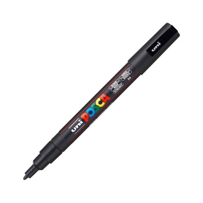

[Best Seller] UNI POSCA PC-3M Marker Pen (Fine Point) - Black