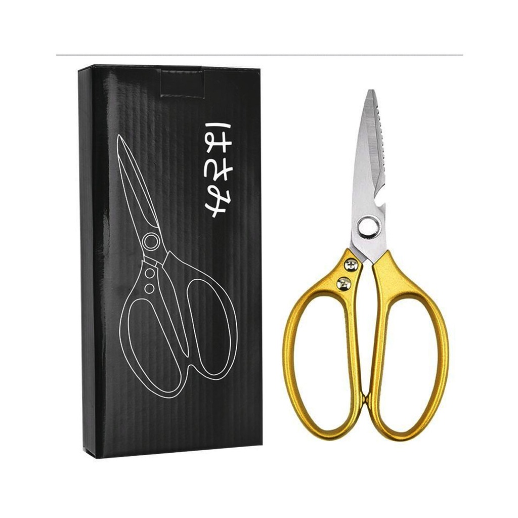 

SK5 Gunting Besar | Gunting Dapur Serbaguna Alat Memotong Daging Kain Plastik Scissors SKS