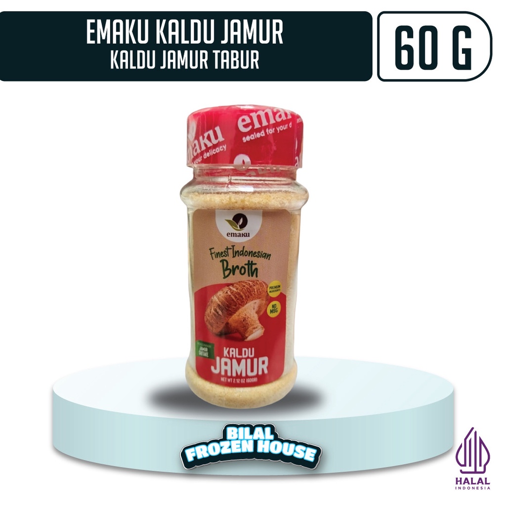 

Emaku Kaldu Jamur 60gr - Kaldu Jamur Bubuk