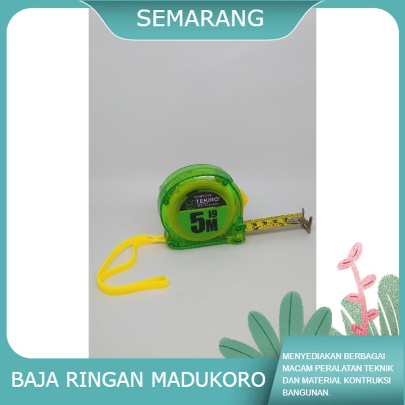 METERAN TEKIRO 5 M HIJAU / METERAN TEKIRO 5 M HIJAU METERAN TEKIRO