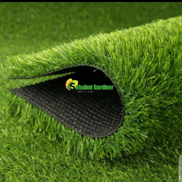Rumput Sintetis Import Type SWISS 3 CM Full Green Ukuran 1M X 1M -rumput sintetis -rumput sintetis m