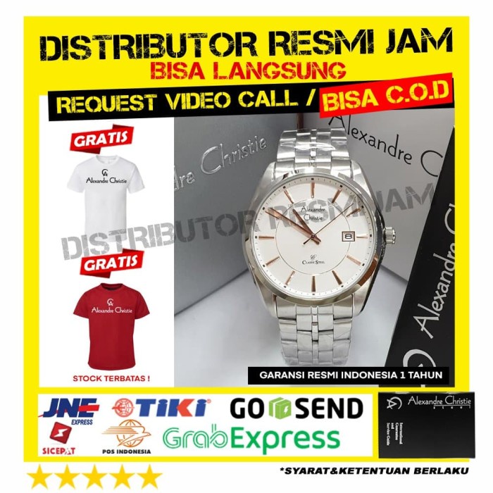 JAM TANGAN ALEXANDRE CHRISTIE AC8578MD AC 8578 AC8578 GARANSI RESMI