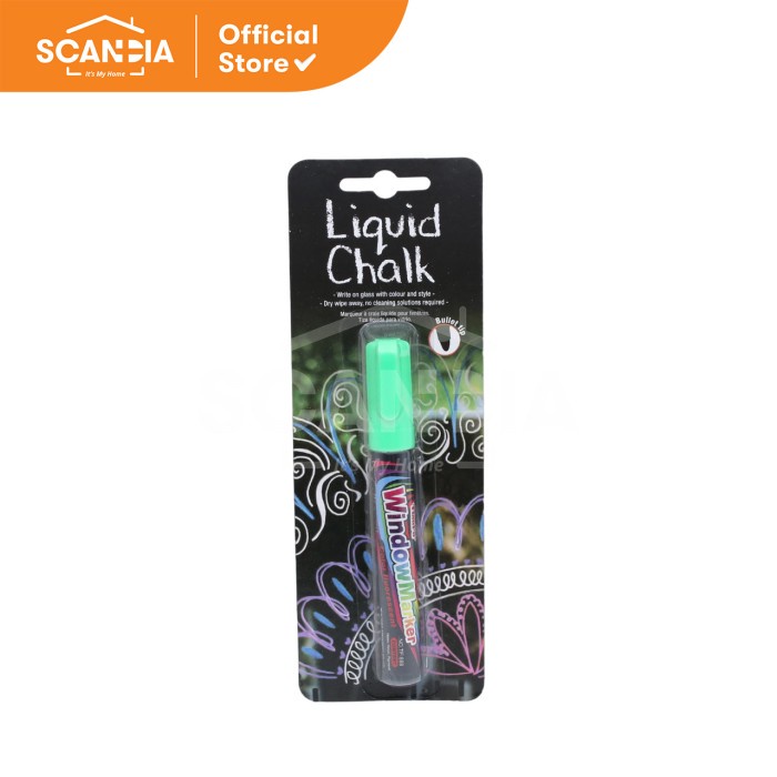 

SCANDIA Kapur Tulis Liquid Window Chalk Green (SE0313)