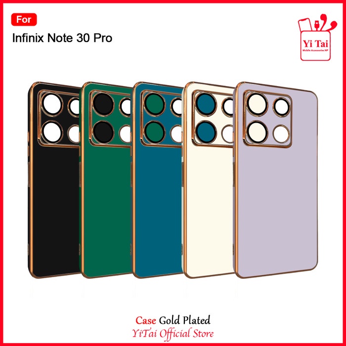 YI TAI - YC39 Case Gold Plated Infinix Note 30 Pro