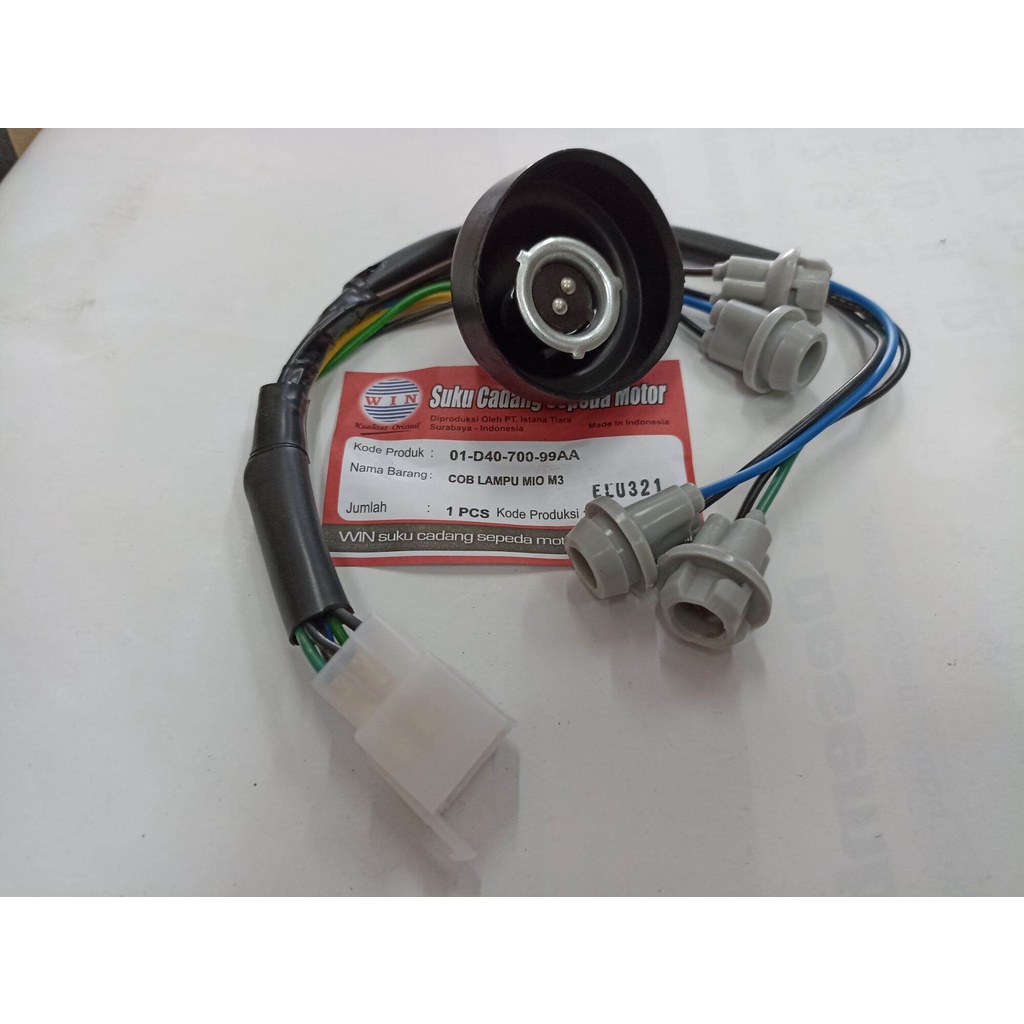 SOKET LAMPU DEPAN MIO M3 VITING LAMPU YAMAHA MIO M3