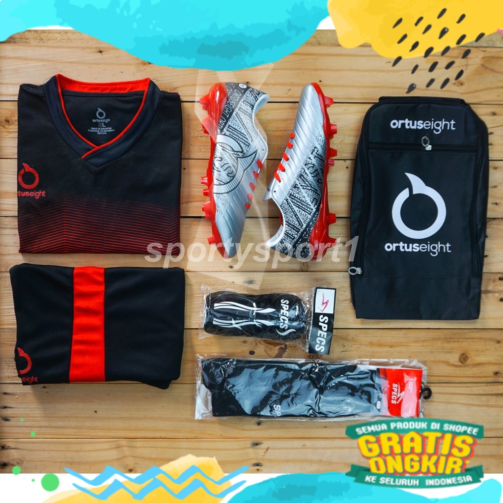 FREE JERSEY Tas Kaos Kaki & Deker SEPATU BOLA Ortus Ortuseigh Catalyst Cypher BBS Marvelous Paket/ H