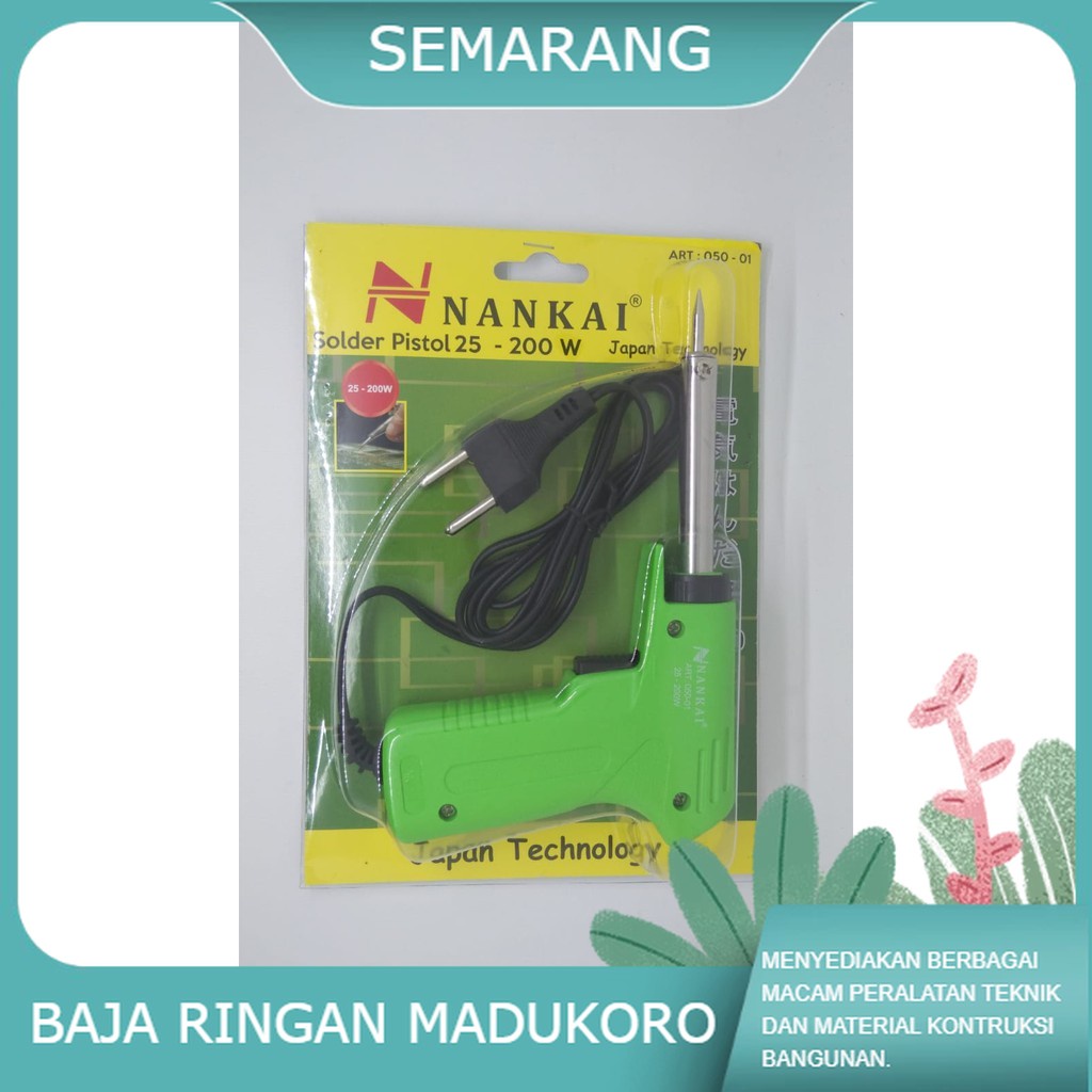 SOLDER LISTRIK NANKAI PISTOL 25 - 200 WATT / SOLDER LISTRIK