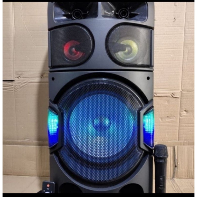 Speaker Portable Dat dt1206 12inch Aktif Wireless dt1206 Original