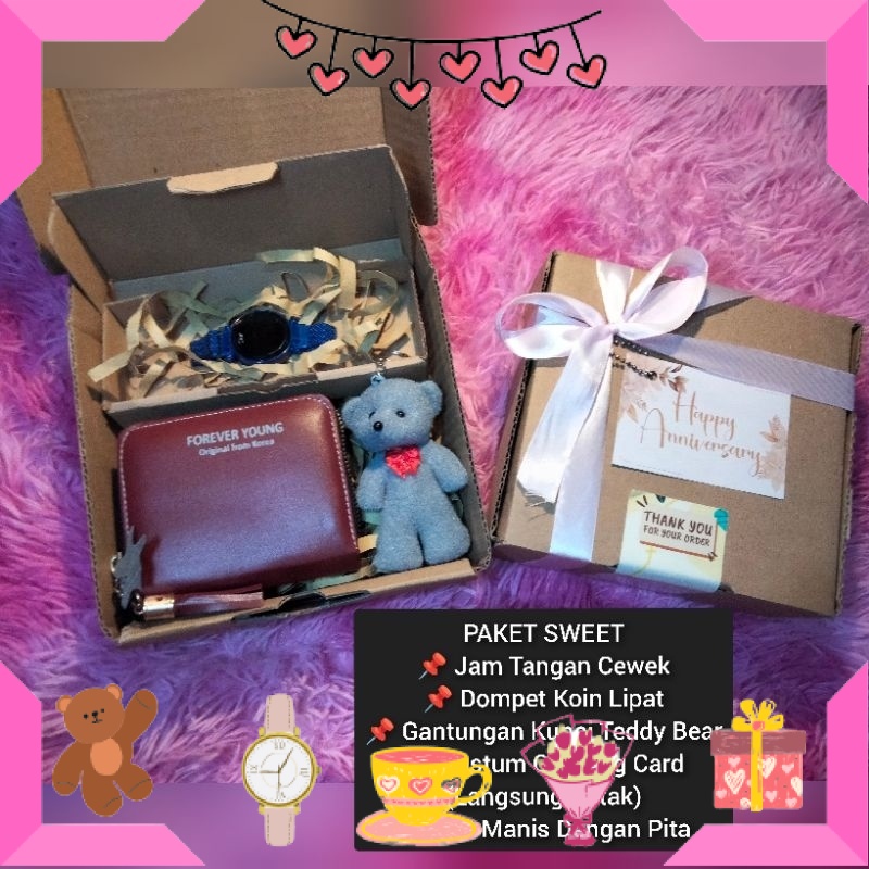 

KADO HAMPERS BAYI ANAK MUDA REMAJA PACAR KEKASIH BIKIN ROMANTIS ANNIVERSERY/ Kado Ulang Tahun Cewek, Kado Cewek, Kado Dompet Cewek, Kado Jam Tangan Cewek, Hampers Ulang Tahun, Hampers Cewek, Hampers Dompet / ULTAH LAHIRAN WISUDA JADIAN