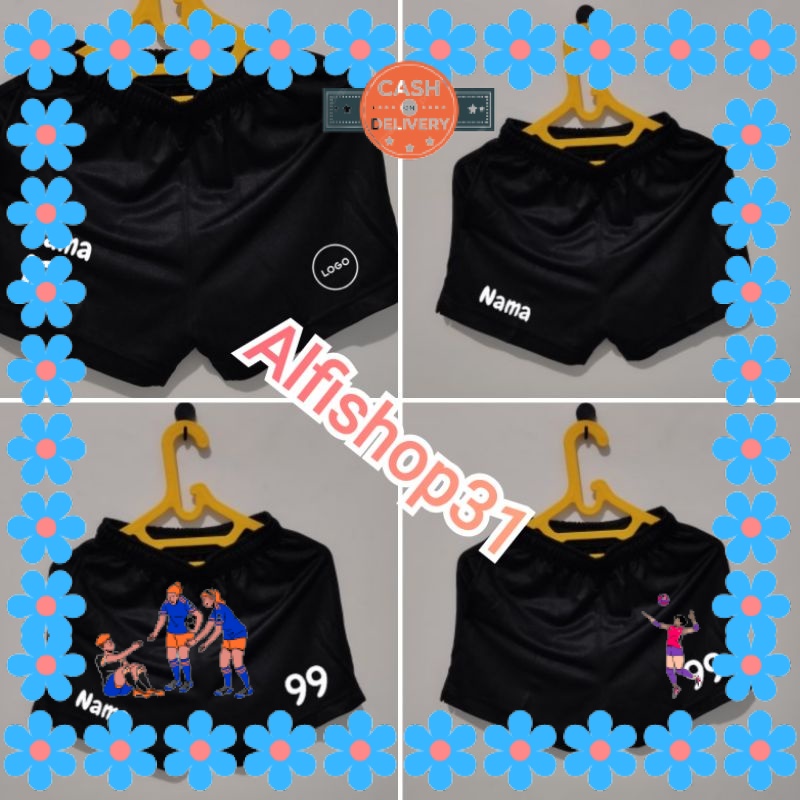 BAWAHAN SPORT LEGING ROK CELANA PENDEK KATOK KOLOR JUMBO/ Celana pendek kolor voli volley voly size 