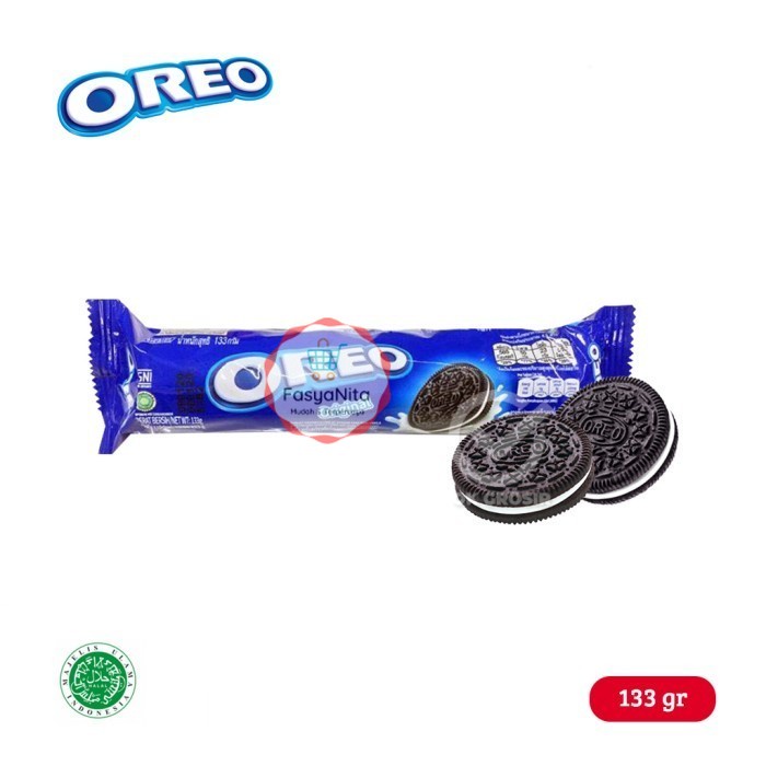 

Oreo Biskuit Krim Vanilla 133 gram - FasyAnita Mart Denpasar