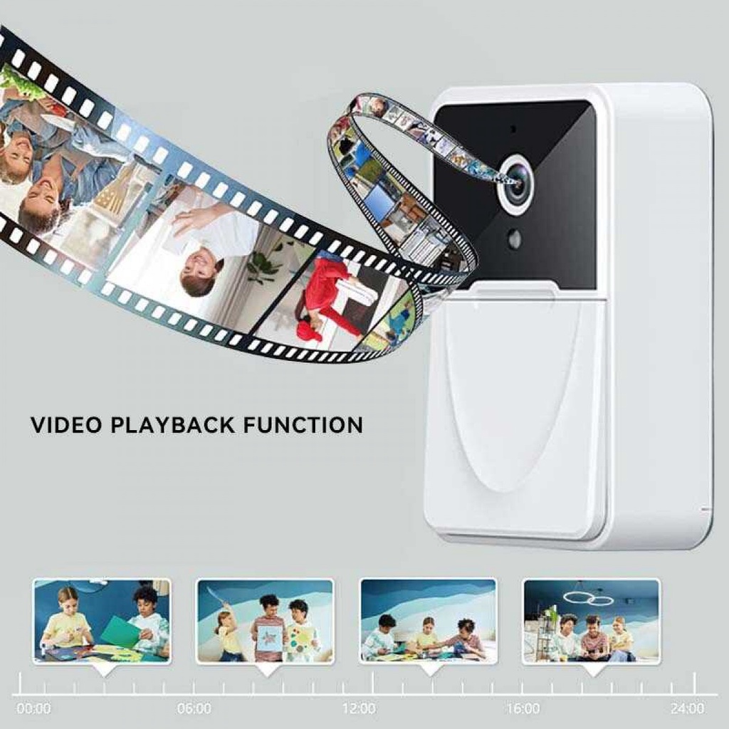 Bel Rumah Smart Doorbell Wireless Video HD Talkback - X3