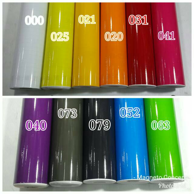 Skotlet Sticker Transparan Kilap Glossy Body Motor