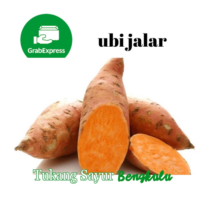 

Ubi jalar oren 500gram Grab instan Tukang Sayur Bengkulu