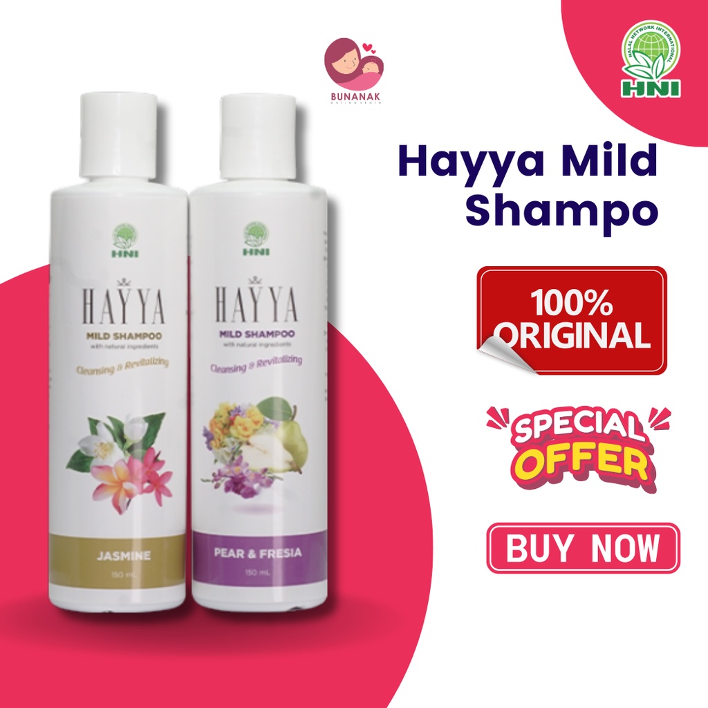 

- SHAMPO HAYYA MILD - membantu membersihkan rambut dan kulit kepala dari debu dan kotoran - HNI BPOM - Produk Herbal
