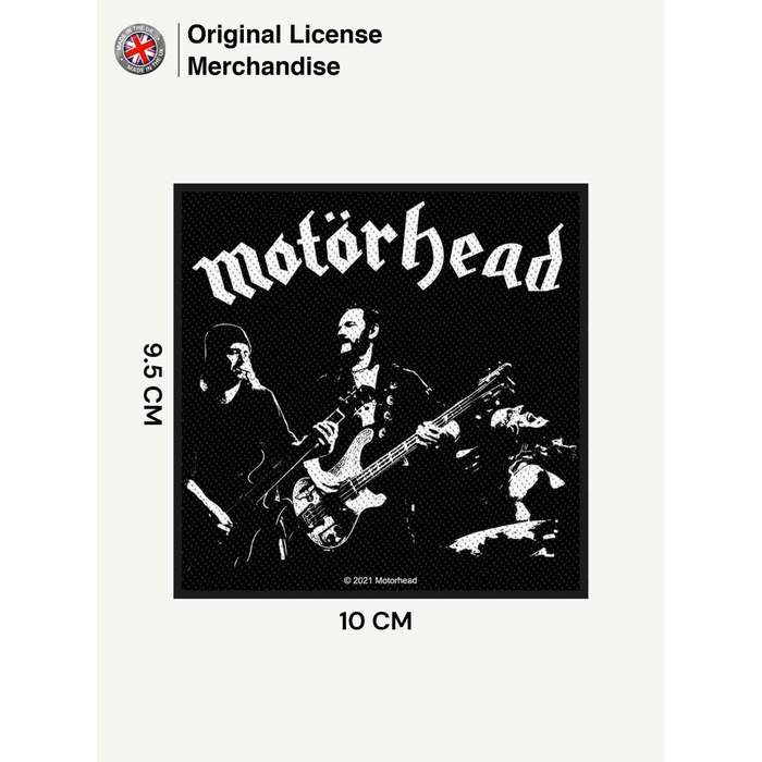 Patch Emblem Badge Import Logo Musik MOTORHEAD Original Band Patch
