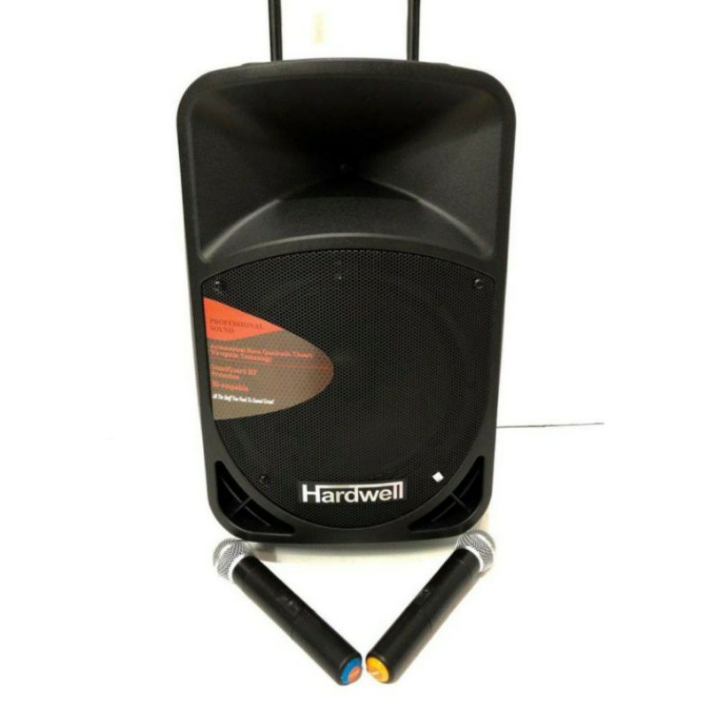 SPEAKER PORTABLE 15 INCH HARDWELL 15 BWR ORIGINAL