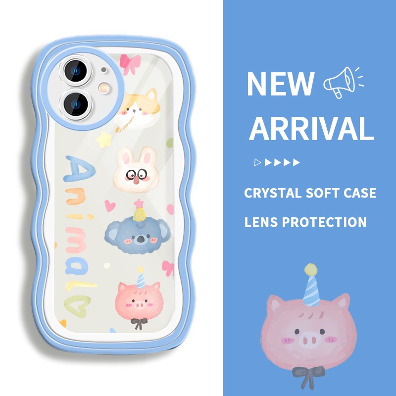 Case For iPhone 11 11 Pro 11 Pro Max 12 12 Pro 12 Pro Max 12 mini Makhluk Lucu Hewan berwarna-warni 