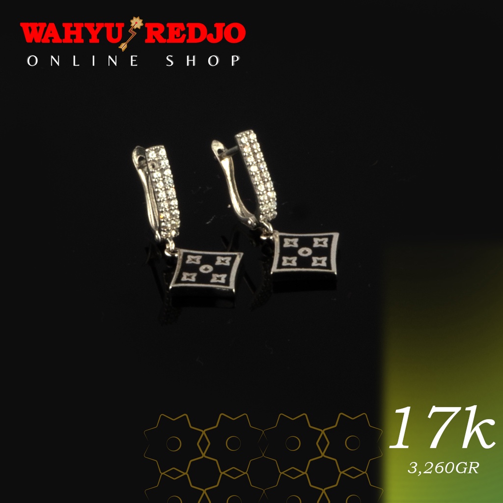 ANTING GIWANG EMAS PUTIH POLOS  WAHYU REDJO