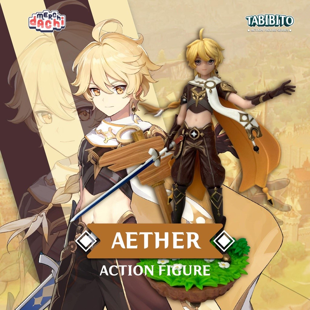Action Figure Genshin Impact Aether Toy [Tabibito Series]