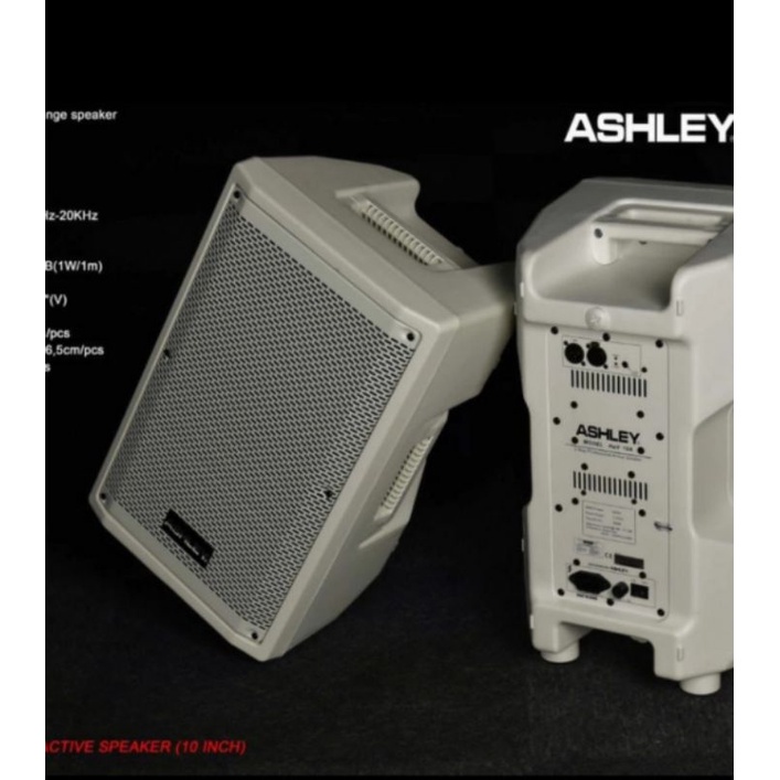Speaker Aktif Ashley 10inch Hall 10A Sepasang Original  Garansi Resmi