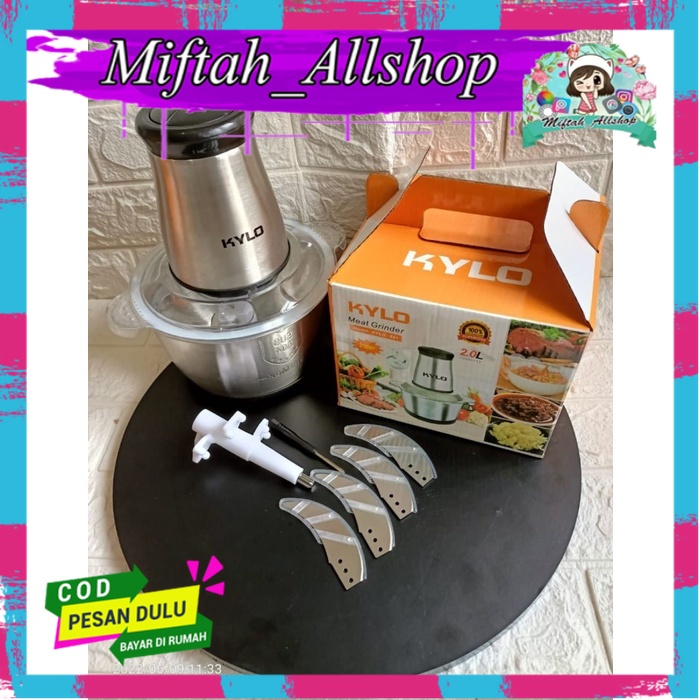 Blender Listrik Gilingan Daging Cooper Stainless 2ltr KYLO / Blender D