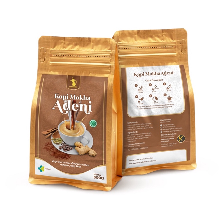 

Kopi Mokha Adeni Kopi Susu Cokelat Rempah 500g