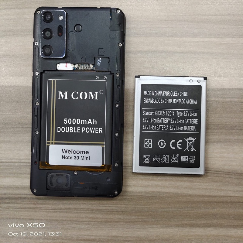 Viral - Battery Batere Batre Baterai Double Power Mcom Welcome Note 30 Mini