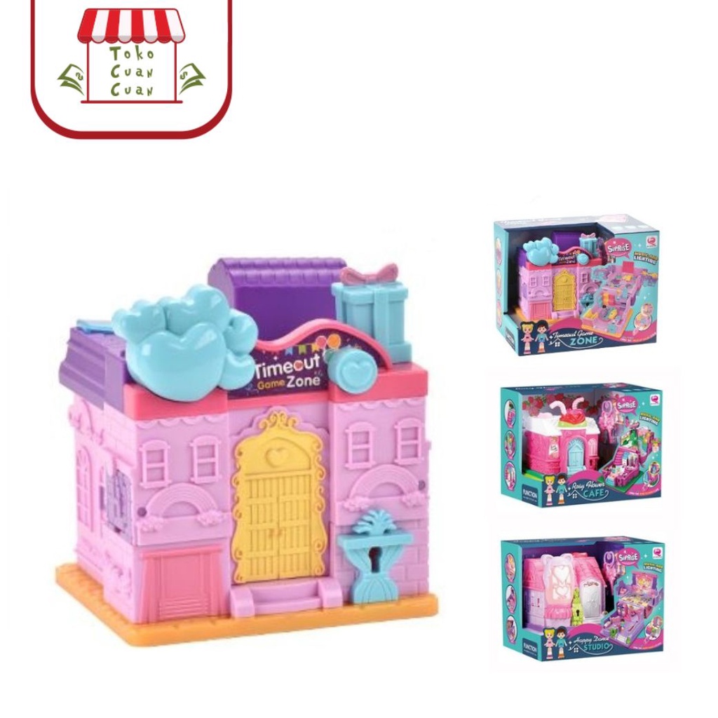 TCC Amazing Pocket Lil Secret DOLL HOUSE Mainan Anak Rumah rumahan Boneka Anak Shopkins Polly Pocket
