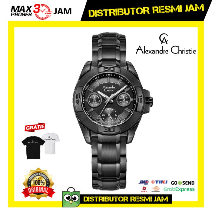JAM ALEXANDRE CHRISTIE AC6224BF AC6224 6224BF GARANSI RESMI 12 BULAN
