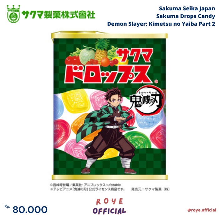 Sakuma Drops Candy Demon Slayer: Kimetsu no Yaiba Part 2