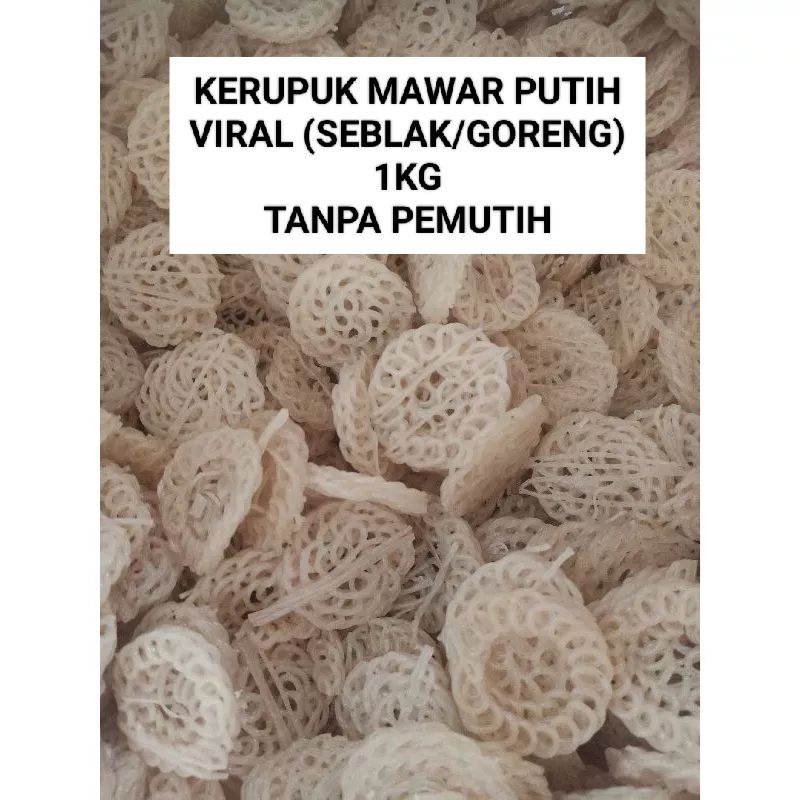 

Kerupuk Seblak /Mawar Viral 1 Kg (Mentah)/ Kerupuk Seblak Mamang Rafael Tanpa Pemutih - Abah Encin