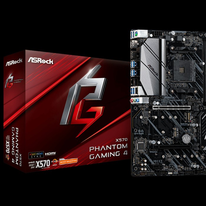 Motherboard ASrock X570 Phantom Gaming 4 AMD AM4 Motherboard