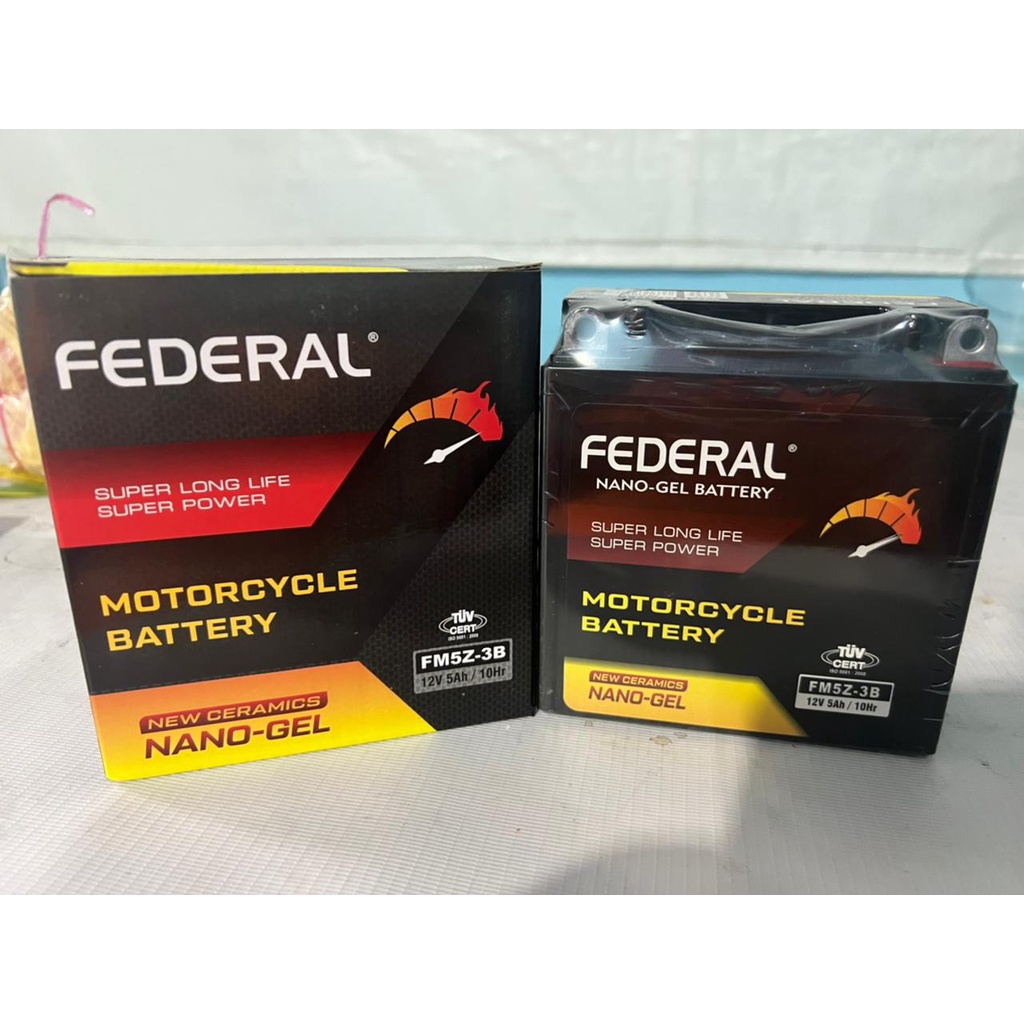 Aki Motor Mio Sporty, Mio Smile, Vega R, Fiz R FEDERAL GM5Z-3B